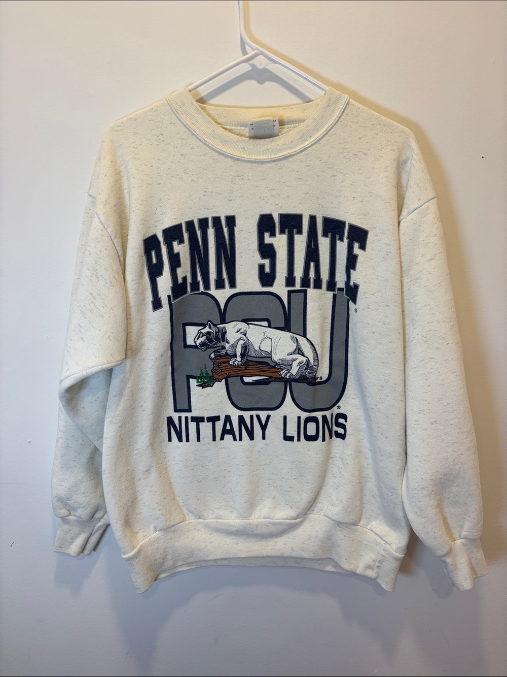 Vintage College Penn State Nittany Lions Graphic Crewneck Sweatshirt Large